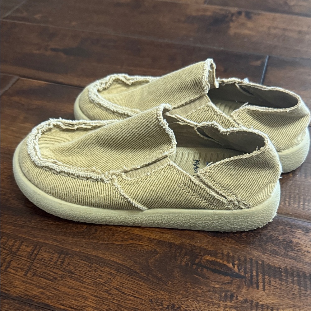 Boys Slip-On Kids Shoes in Khaki